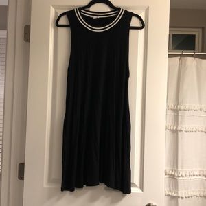 Black Swing Dress w/ Athletic Flare
